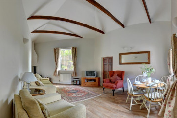 The high vaulted ceilings give a wonderful sense of space.