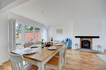 Dining area within the open plan living space