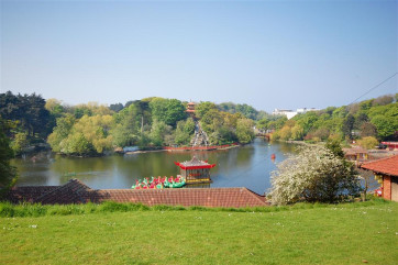 Stunning views from the front of the property towards Peasholm Park.