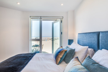 Bedroom 2 with views from balcony