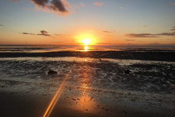 Gorgeous sunsets at Old Hunstanton Beach