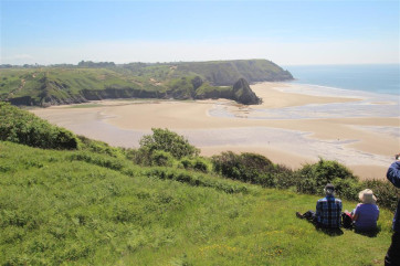 Three cliffs on Gower