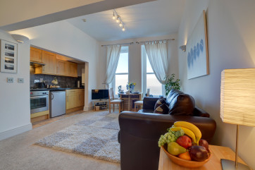 Beautiful light and bright open plan living room