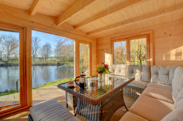 Summer House with view of the mill pond