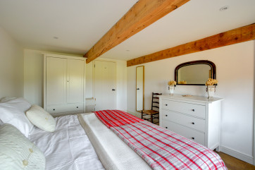 Spacious and fresh, a lovely bedroom.