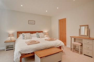 The main bedroom with super-king size bed