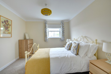 Alternate view of bright bedroom