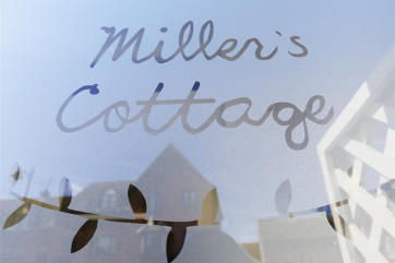 Miller's Cottage Frosted Glass Panel