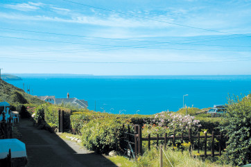 The stunning view from Seaview Cottage