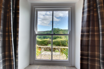 Looking out of the lounge window