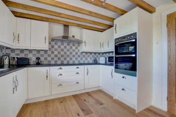 Modern units and appliances.