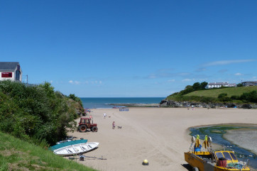 The beach at Aberporth