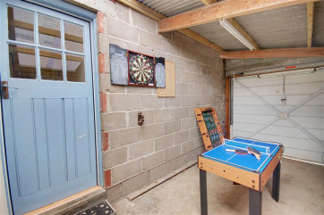 A bolt hole for the children with games to enjoy