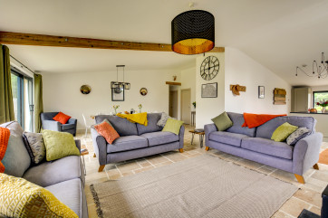 Spacious Sitting Area with comfortable seating