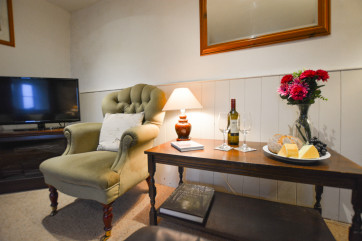 Cosy seating area in the spacious lounge