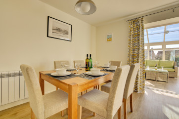 Dining area showing conservatory seating 