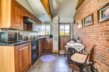 Contemporary and modern kitchen with access to outside