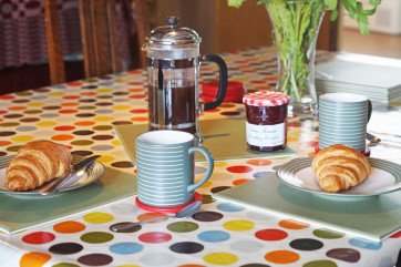 Self Catering in Mid Wales, fully equipped Kitchen including an Aga