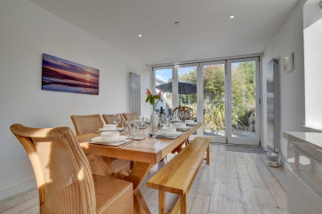 Enjoy family meals together around the spacious dining table