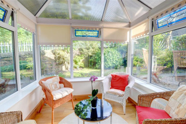 The light and airy conservatory