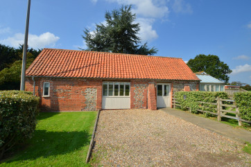 The exterior of this attractive barn 