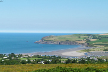 Newport Pembrokeshire taken from a viewpoint above the Cottage