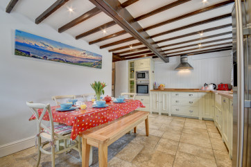 Plenty of space in the kitchen to enjoy family meals together