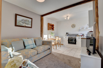 Open plan living area