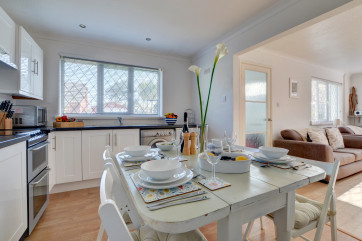 The open plan kitchen and sitting room make entertaining the family sociable and fun!