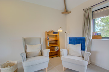 Reading Corner with chairs & bookcase