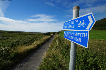 The Ystwyth Trail to Aberystwyth and Tregaron can be accessed 0.5 mile from your cottage