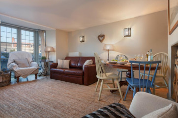 Living room and dining area - Compass Cottage, Shaldon