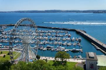View of The Riviera Wheel in Torquay