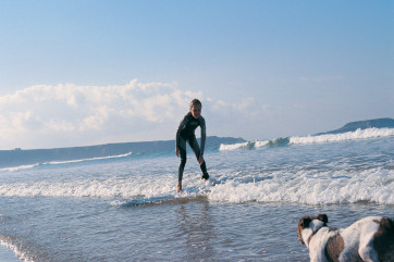 Great surfing within walking distance
