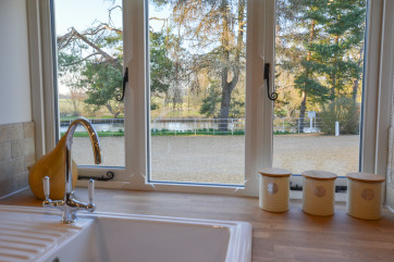 View of Mill Pond from kitchen window