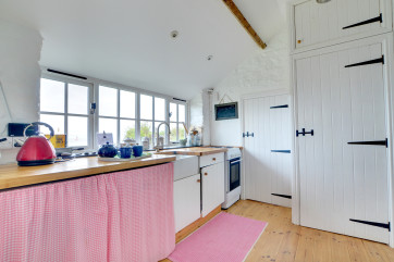 The kitchen has tremendous views from the windows, hard to take your eyes off whilst cooking!