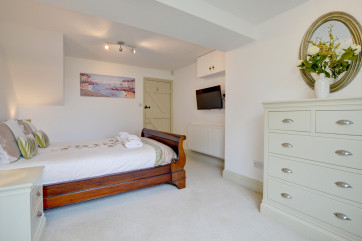 The double bedroom situated downstairs