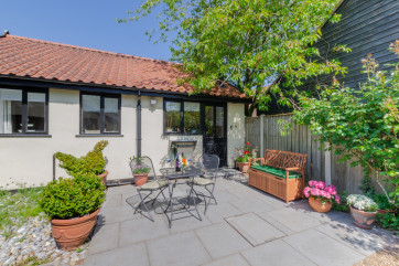 Patio with table and chairs