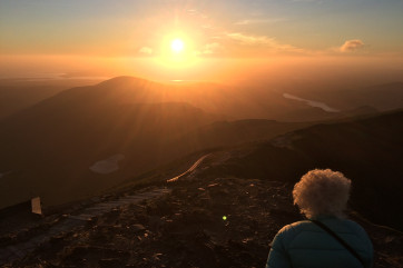Stunning Snowdon sunset