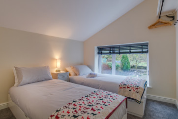 South facing twin bedroom