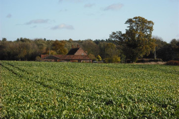 Wonderful views over the open countryside