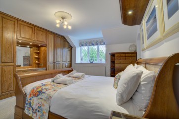 The master bedroom has plenty of wardrobe space