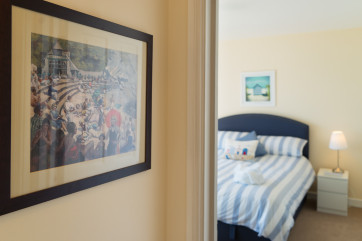 Hallway leading to master bedroom ensuite