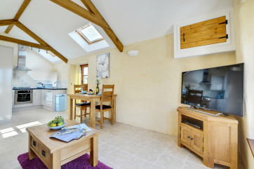The cottage is furnished to a high standard in a comfortable contemporary style and with ample space to relax and unwind