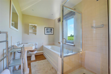 The en suite to bedroom one