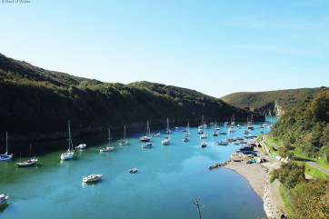 Solva harbour only a short drive away