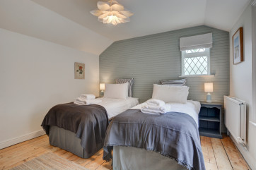 Second floor bedroom with twin or superking bed