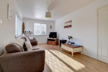 The sitting room is dual aspect making it light and bright