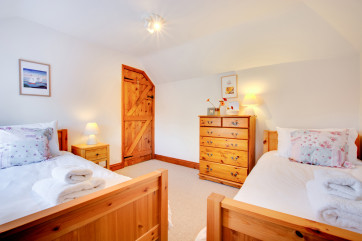 Lots of storage in the twin room