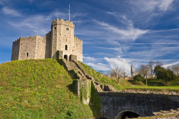The tower at Cardiff Castle